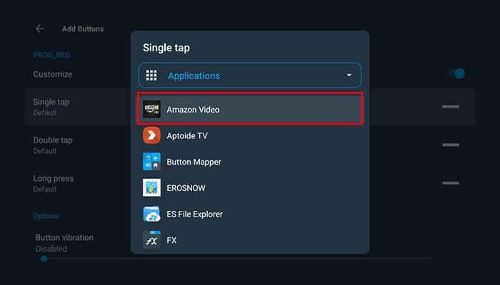 Select amazon prime Video