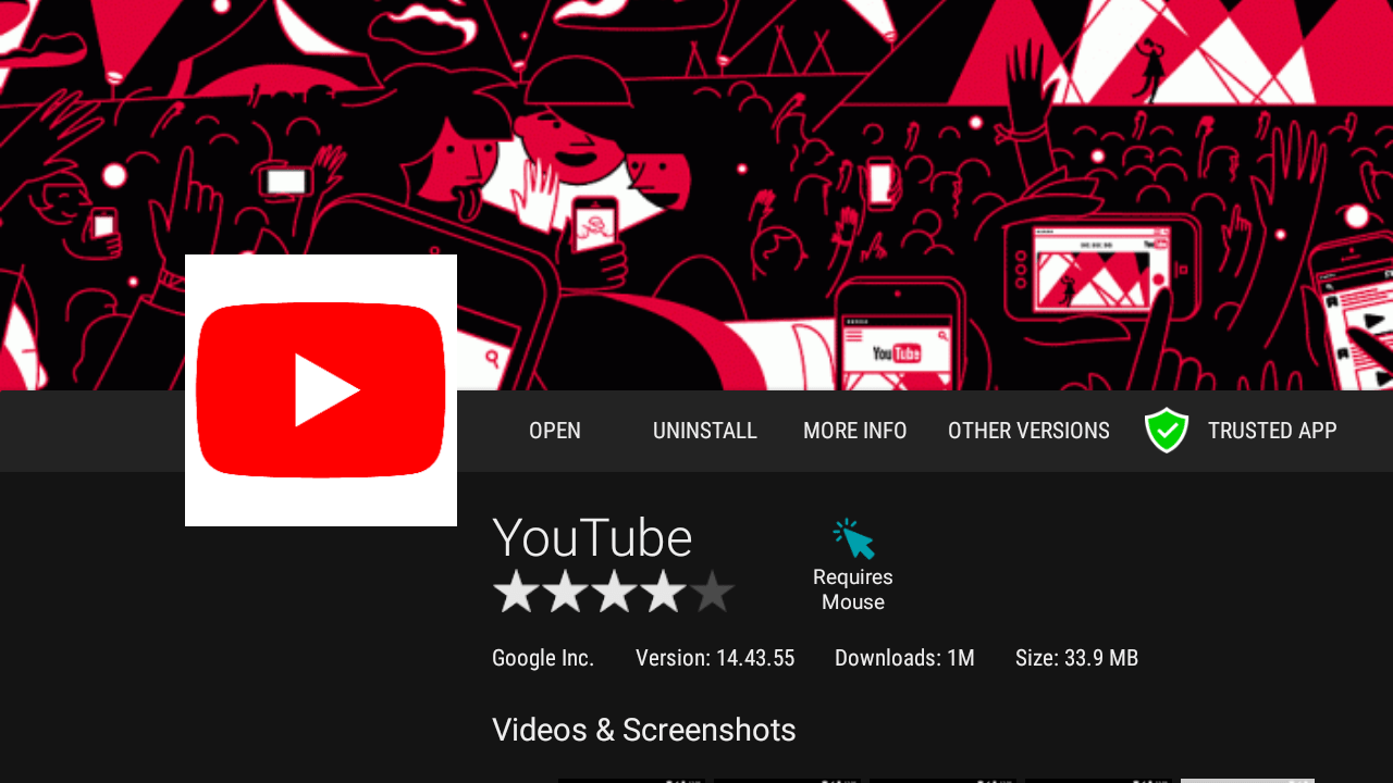 Download Mobile Youtube on Android TV