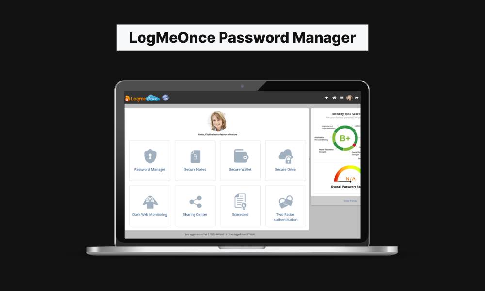 logmeonce password manager mrnoob