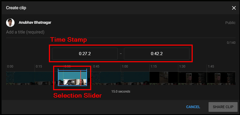 time stamp selection slider youtube mrnoob