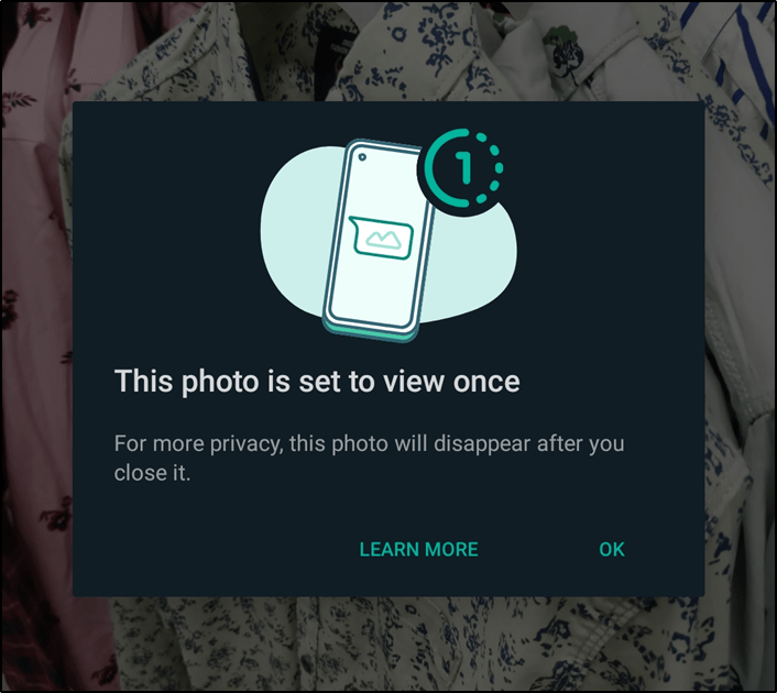 view once whatsapp media mrnoob send disappearing photos and videos on whatsapp