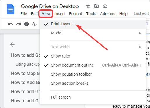 How to Delete a Page in Google Docs?