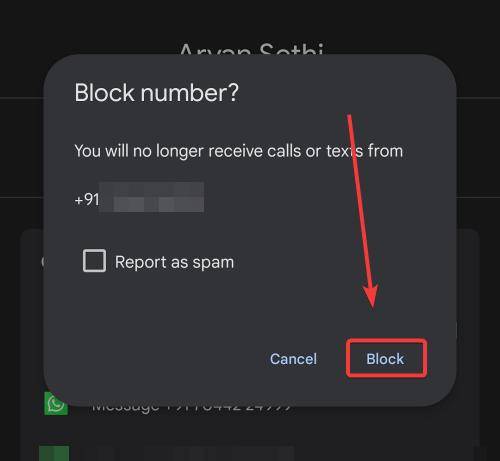 block contact on android mrnoob
