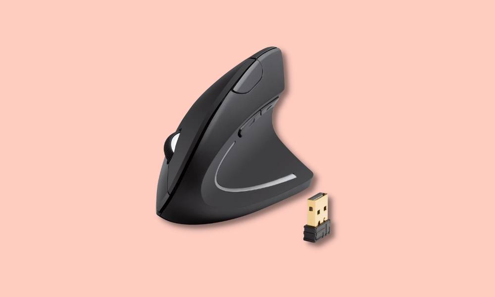 anker 2 mrnoob.4g wireless vertical ergonomic optical mouse