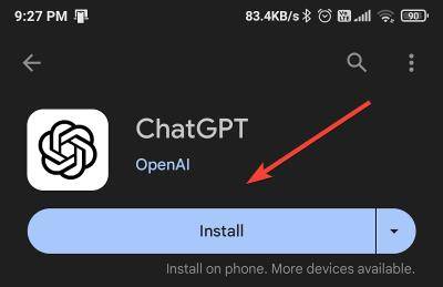 install chat gpt app on android