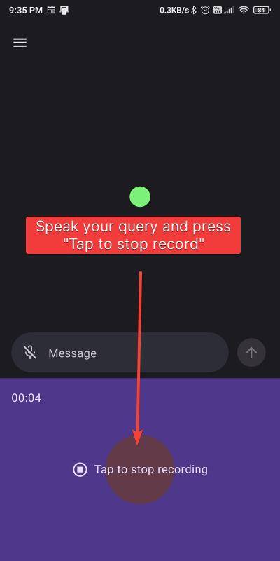 use voice typing to type on chatgpt android