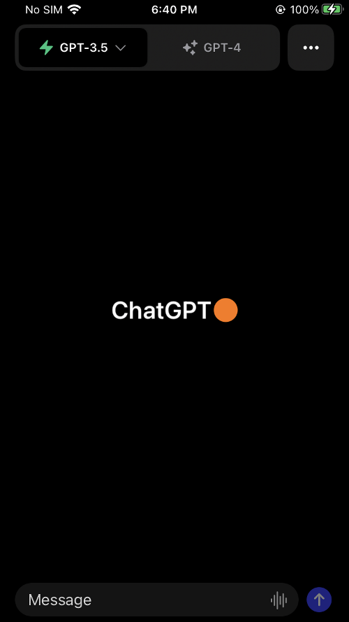 chatgpt app on iphone