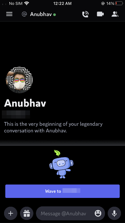 discord amoled mode active on iphone