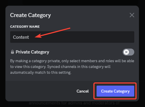 create category popup on discord pc create category popup on discord pc
