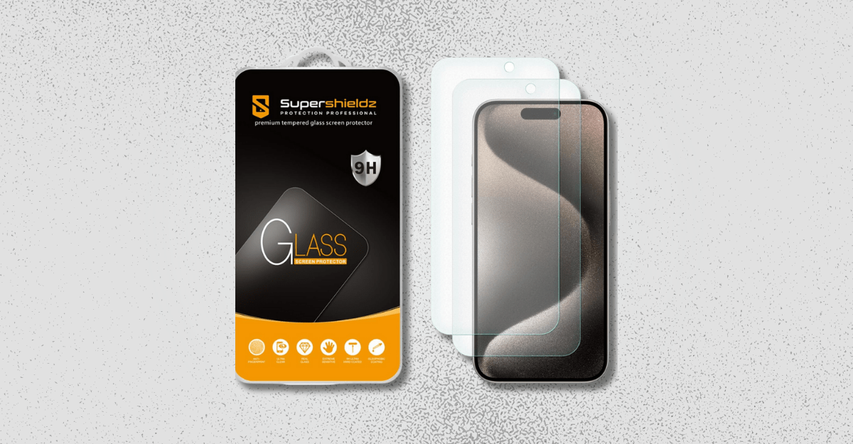 SuperShieldz Anti Glare Glass Protector for iPhone 15 pro